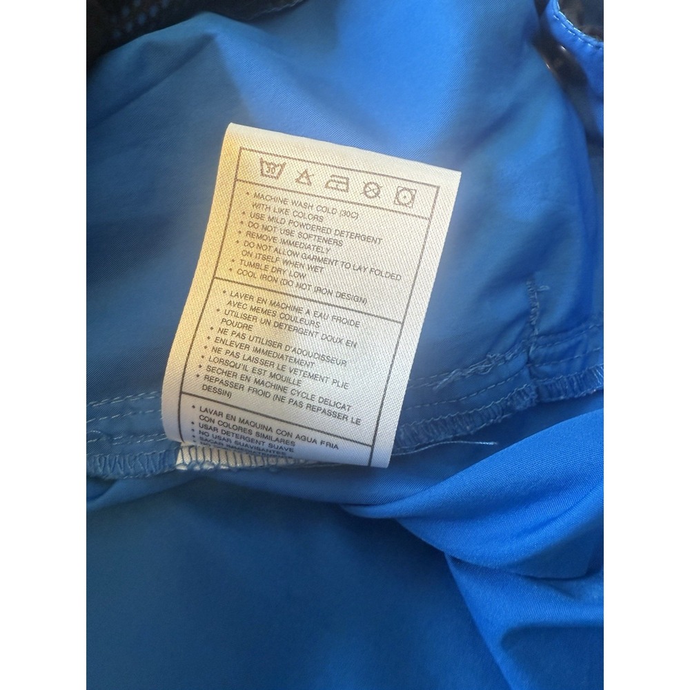 Nike Pullover Athletic Royal Blue & Black Windbreaker 1/2 zip. Poly. Mens. XL‎ - Picture 10 of 11